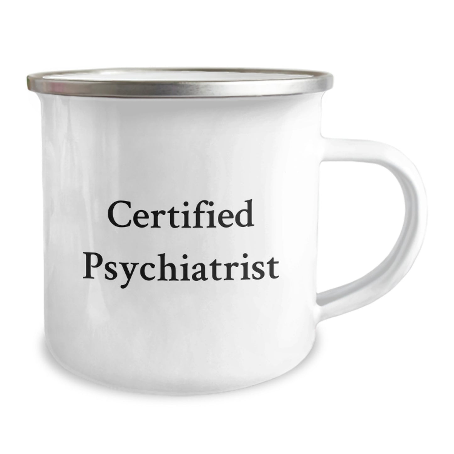 Funny Certified Psychiatrist Camping Mug, Gifts from Friends for Birthday, 'You're a-maze-ing!', 12 oz Stainless Steel with Enamel Finish - Image 2