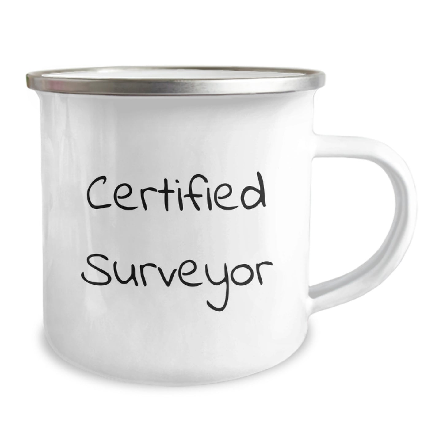 Funny Surveyor Gifts from Friends - Birthday Unique Gifts for Certified Surveyors - Camping Mug with Inspirational Quote - Image 2