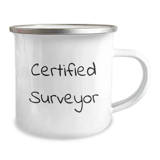 Funny Surveyor Gifts from Friends - Birthday Unique Gifts for Certified Surveyors - Camping Mug with Inspirational Quote - Image 2