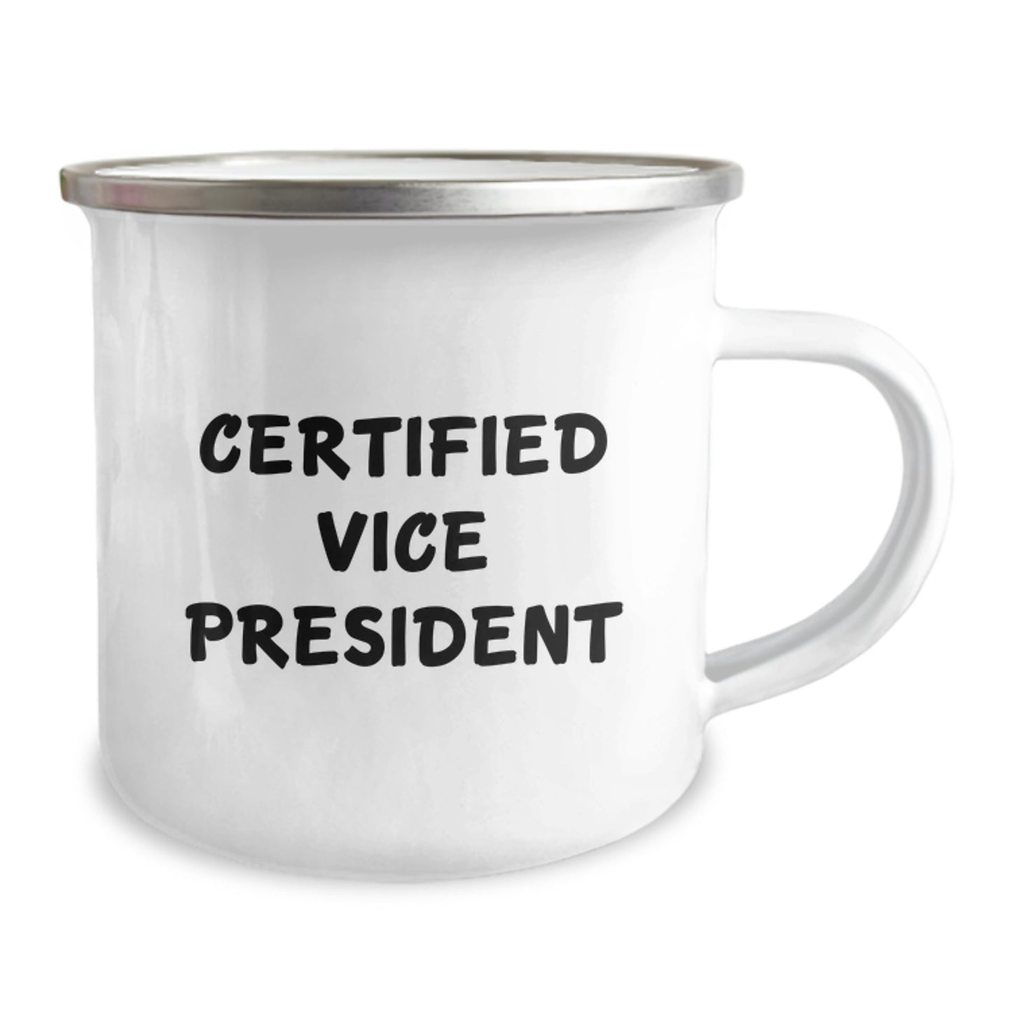 Funny Vice President Gifts, Unique Valentine's Gifts for Vice President, Camping Mug, Funny Quote - 'I'm not the boss I'm just the Vice President' - Image 2