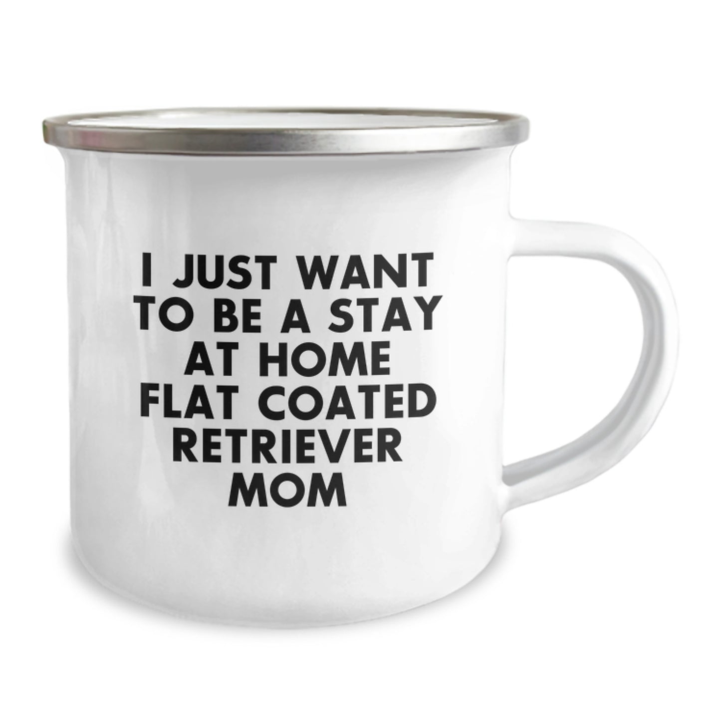Funny Flat Coated Retriever Dog Gifts for Mom - Camping Mug for Birthday Unique Presents from Family - Image 2