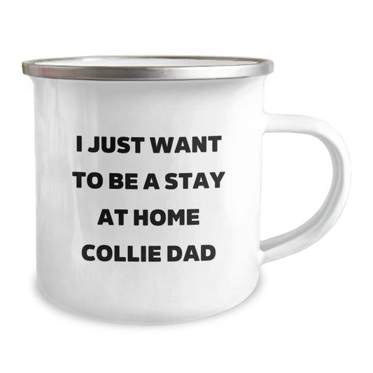 Funny Collie Dog Camping Mug Gifts from Mom-Dad to Collie Dad on Christmas Unique Unique Gifts - Image 2