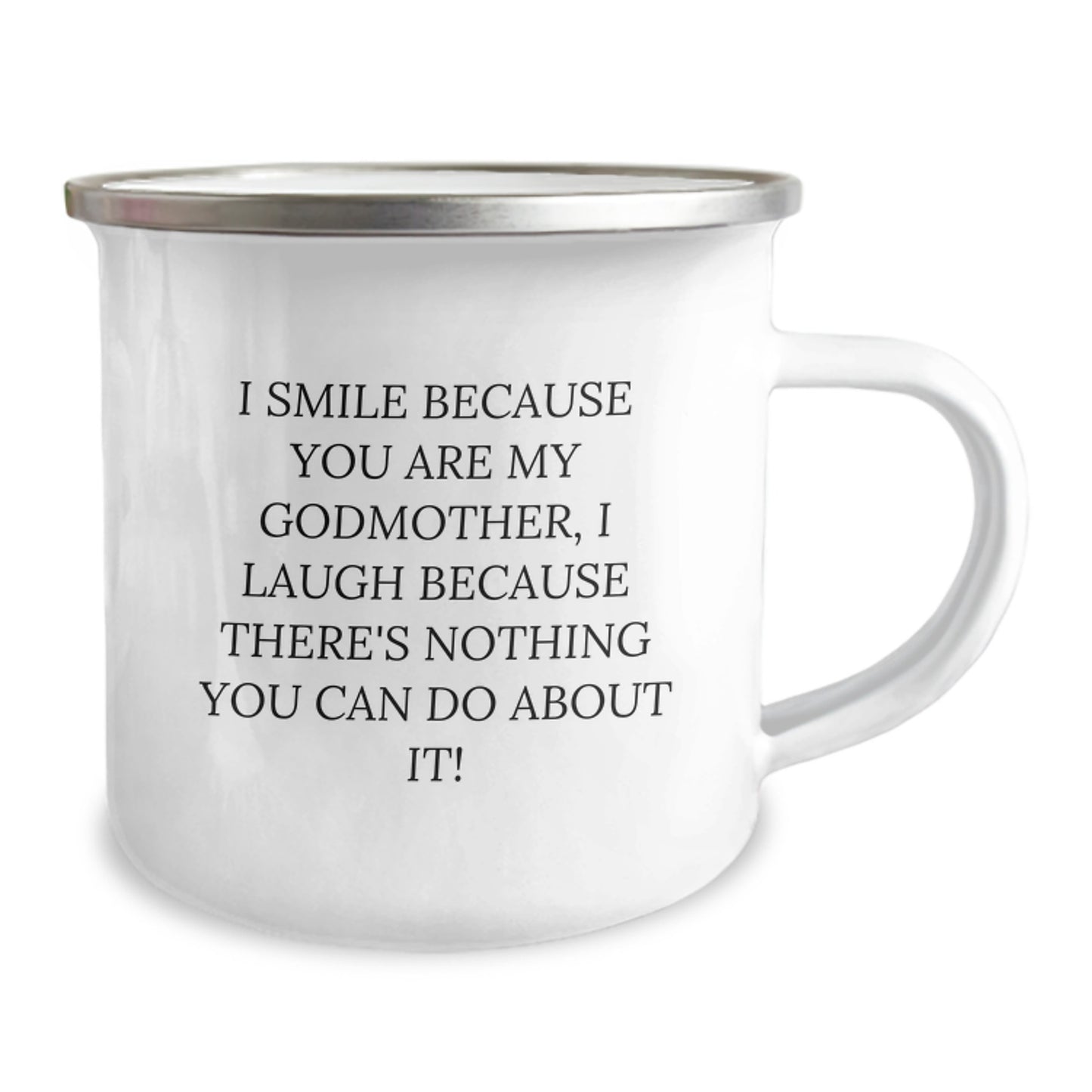 Funny Godmother Gifts from Family - I Smile Because You Are My Godmother, I Laugh Because There's Nothing You Can Do About It! Christmas Unique Gifts for Godmother - Image 2