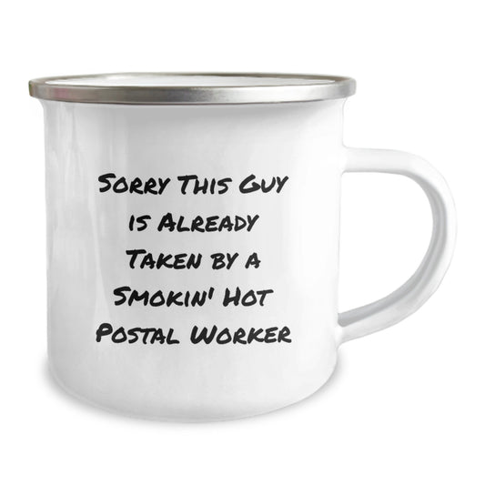 Funny Postal Worker Gifts for Men, Unique Camping Mug for Postal Worker, Christmas Unique Gifts from Friends, Coworkers, or Family - Image 2