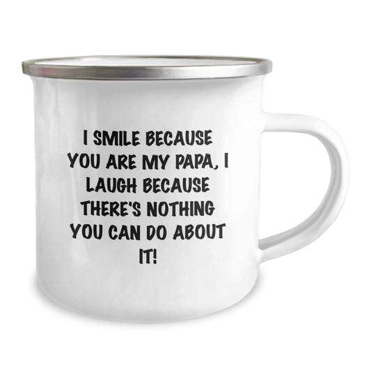 Funny Papa Gifts for Him, Inspirational Camping Mug for Dad, Graduation Unique Gifts from Family - Image 2