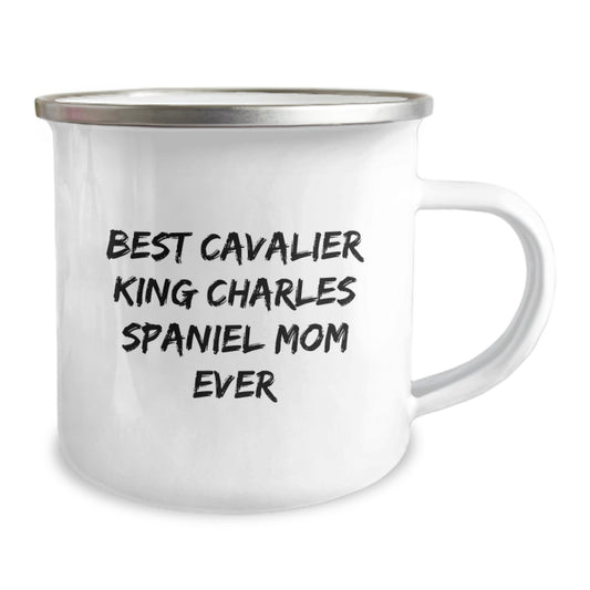 Cavalier King Charles Spaniel Dog Lover Gifts from Mom, Funny Birthday Unique Gifts for Cavalier King Charles Spaniel Dog Dad, Camping Mug - Image 2