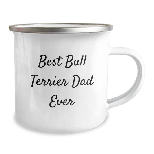 Funny Bull Terrier Dog Dad Gifts from Men - Best Bull Terrier Dad Ever Birthday Unique Gifts for Bull Terrier Dog Lovers, Camping Mug for Friends - Image 2