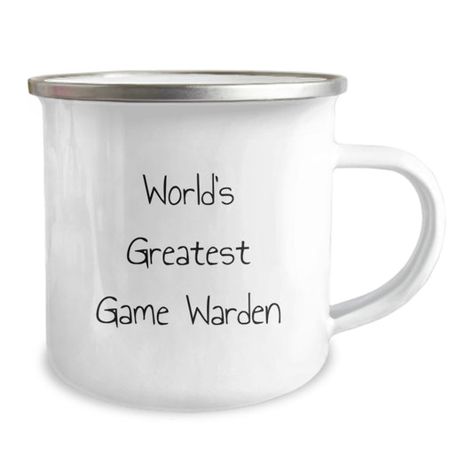 Funny Game Warden Gifts from Family - World's Greatest Camping Mug for Graduation Unique Gifts - Image 2