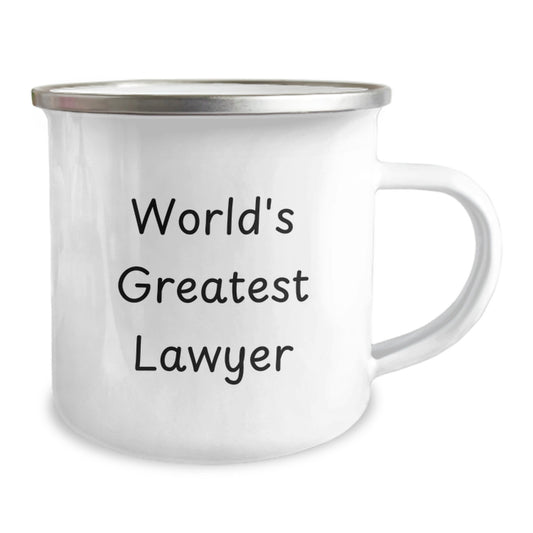 Funny Lawyer Gifts from Men, World's Greatest Lawyer Funny Camping Mug, Unique Valentine's Unique Gifts - Image 2
