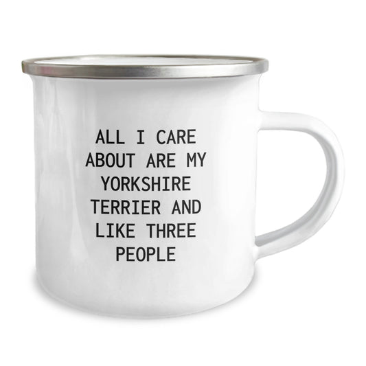Yorkshire Terrier Dog Lovers, Funny Camping Mug Gifts from Men, Women, Family, Friends, for Yorkshire Terrier Dog Enthusiasts, Birthday Unique Gifts - Image 2