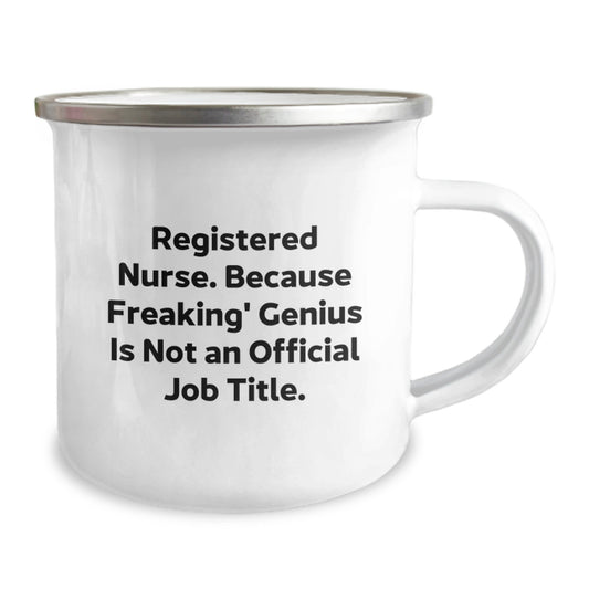 Registered Nurse Stainless Steel Camping Mug for Him Graduation Gift - Image 2