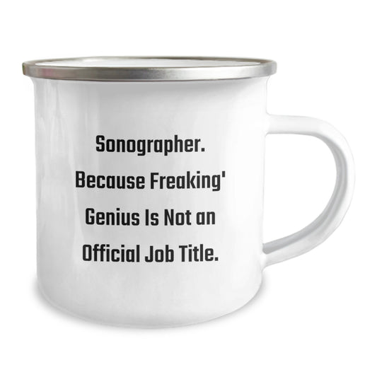 Funny Sonographer Gifts for Friends, Sonographer Camping Mug, Valentine's Unique Gifts from Friends to Sonographer - Image 2