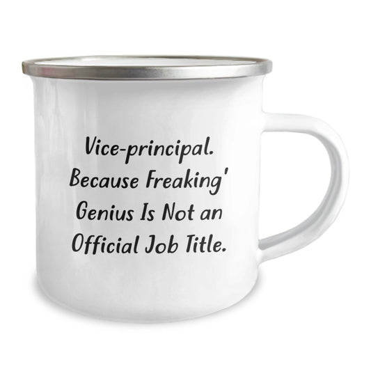 Funny Vice-principal Camping Mug Gifts for Vice-principal from Friends, Vice-principal Unique Graduation Gifts for Men, Vice-principal Appreciation Mugs - Image 2