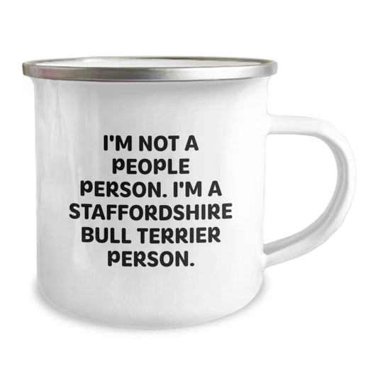 Funny Staffordshire Bull Terrier Dog Gifts for Men - I'm Not A People Person. I'm A Staffordshire Bull Terrier Person. Valentine's Unique Gifts from Men to Friends - Image 2