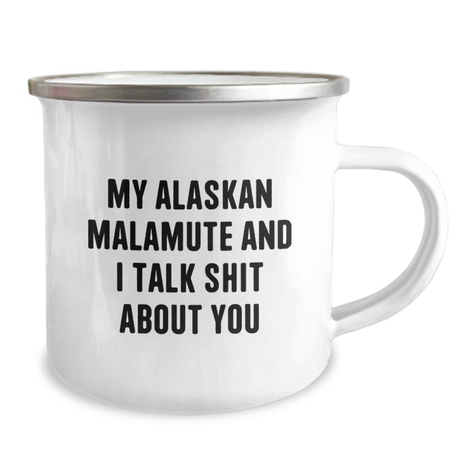 Alaskan Malamute Dog Camping Mug Funny Quote Gifts for Men from Friends - Christmas Unique Presents - Image 2