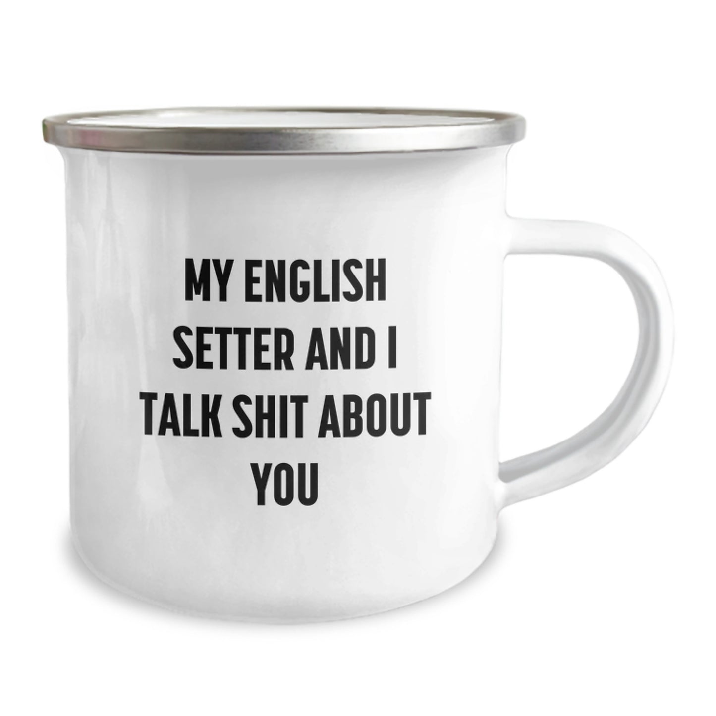English Setter Keepsake Stainless Camping Mug for Him Birthday Gift - Image 2