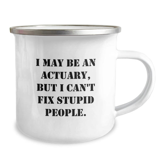 Actuary Keepsake Camping Mug for Him Graduation Gift with Quote - Image 2