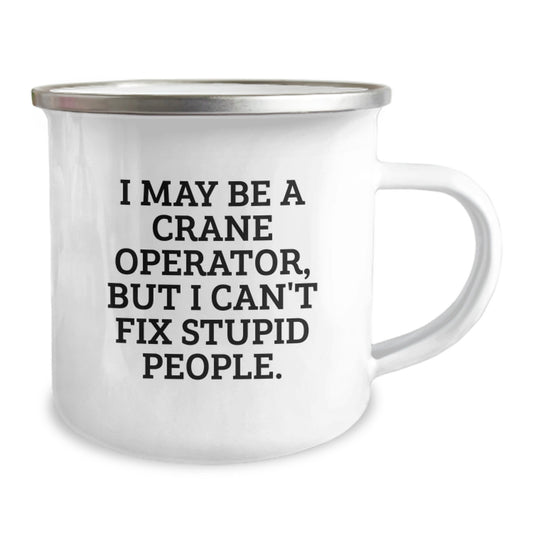 Crane Operator Keepsake Camping Mug for Him Birthday Special Gift - Image 2