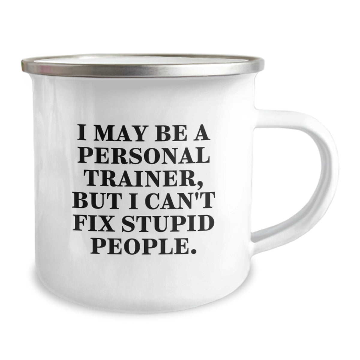 Personal Trainer Gift For Him - Humorous Camping Mug Keepsake - Image 2