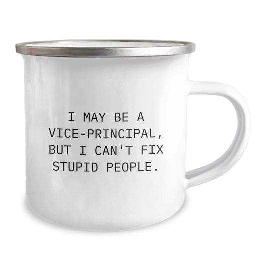 Funny Vice-principal Gifts from Men or Women for Vice-principal, Funny Vice-principal Sayings Camping Mug, Vice-principal Graduation Unique Gifts for Friends - Image 2