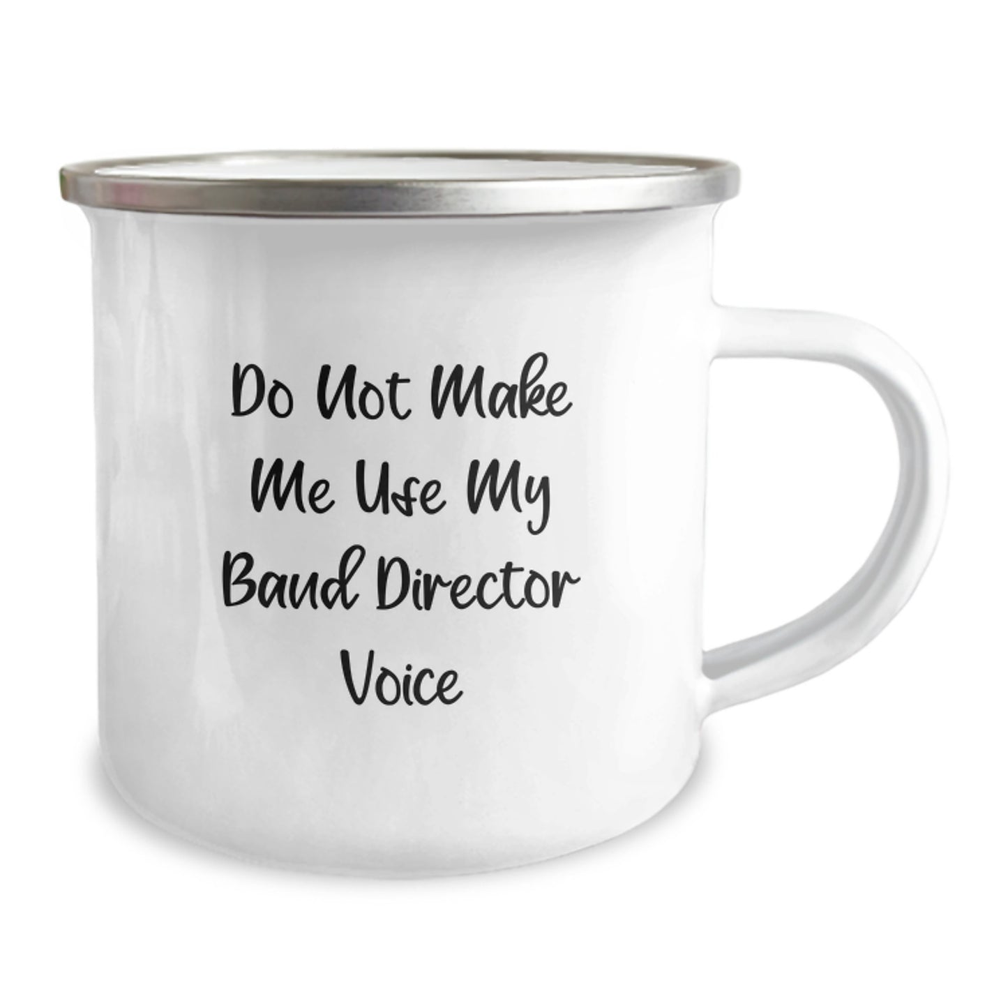 Band Director Keepsake Camping Mug for Him Birthday Gift with Enamel - Image 2