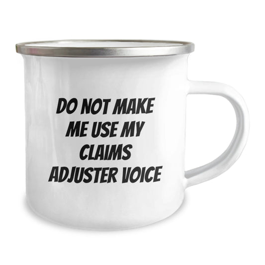 Gifts from Claims Adjuster Enthusiasts, Funny Claims Adjuster Mug for Graduation Unique Gifts, Funny Camping Mug for Claims Adjuster Friends - Image 2