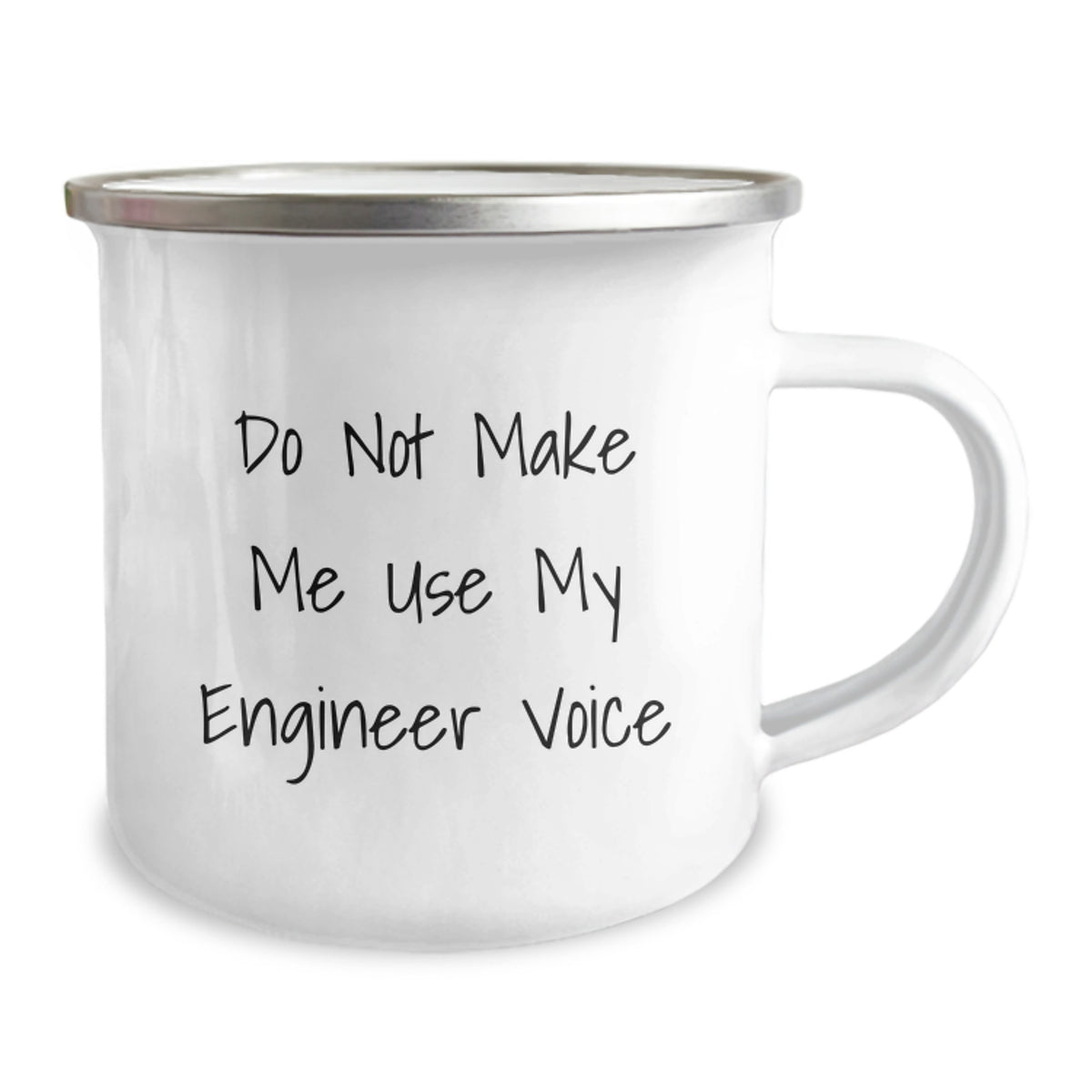 Engineer Gift for Him - Do Not Make Me Use My Engineer Voice Camping Mug - Image 2
