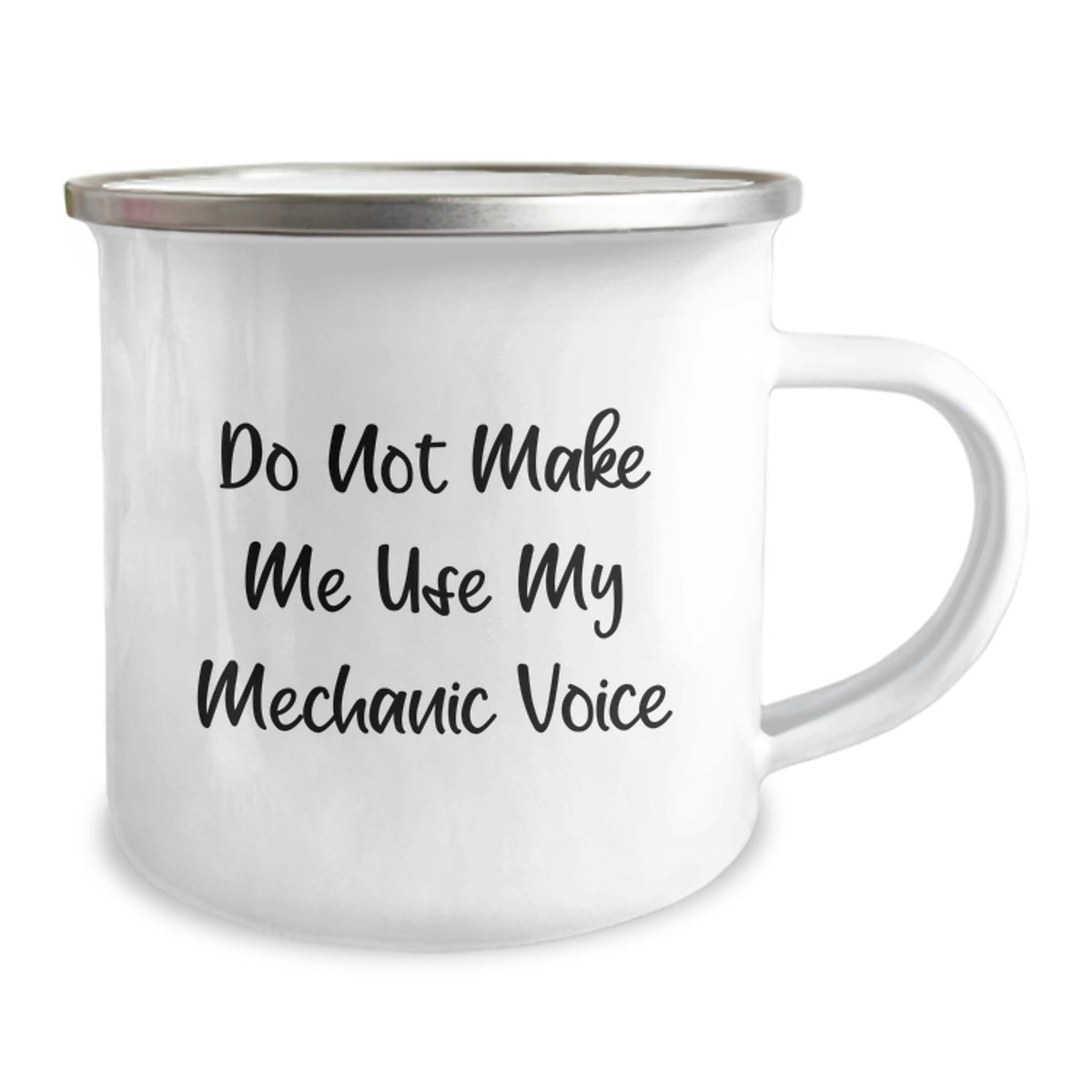 Mechanic Gift for Him Do Not Make Me Use My Mechanic Voice Camping Mug - Image 2