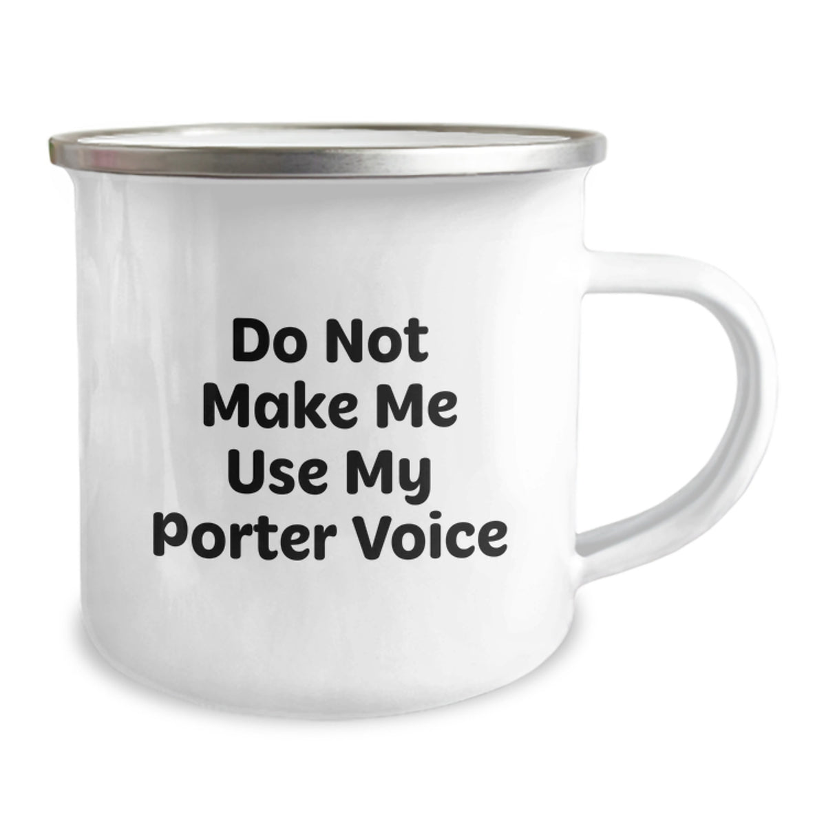 Camping Mug Gift Playful Porter Voice Reminder - A Unique Idea - Image 2