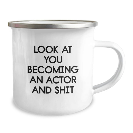 Birthday Gift for Her Camping Mug – Actor Quote – Present Surprise - Image 2