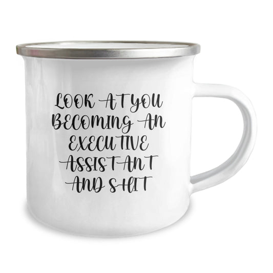 Birthday Gift for Her Executive Assistant Camping Mug Present - Image 2