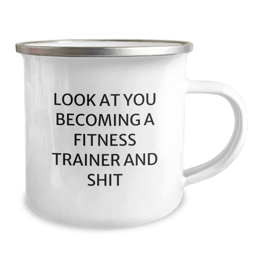 Birthday Gift Fitness Trainer Camping Mug for Her Present - Image 2