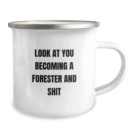 Sassy Forester Camping Mug Novelty Birthday Gift for Friends - Image 2