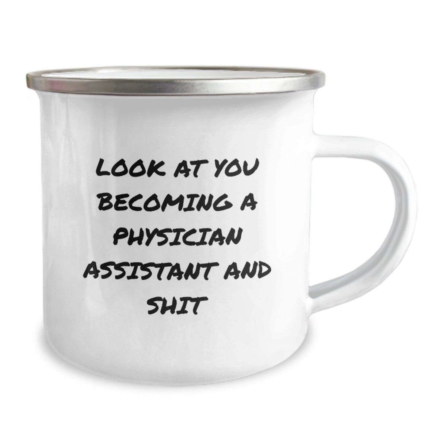 Funny Physician Assistant Gifts for Men, Women, Friends, and Coworkers - Look At You Becoming A Physician Assistant And Shit Unique Christmas Unique Gifts from Family - Image 2