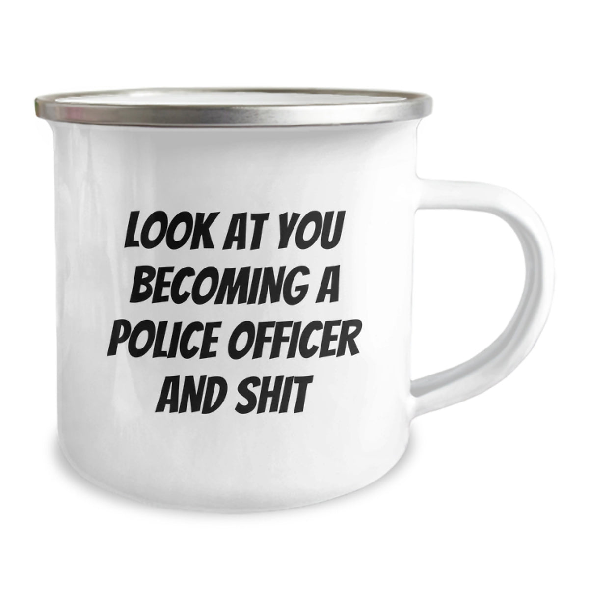 Police Officer Camping Mug Keepsake for Him Christmas Gift – Bold Humor - Image 2
