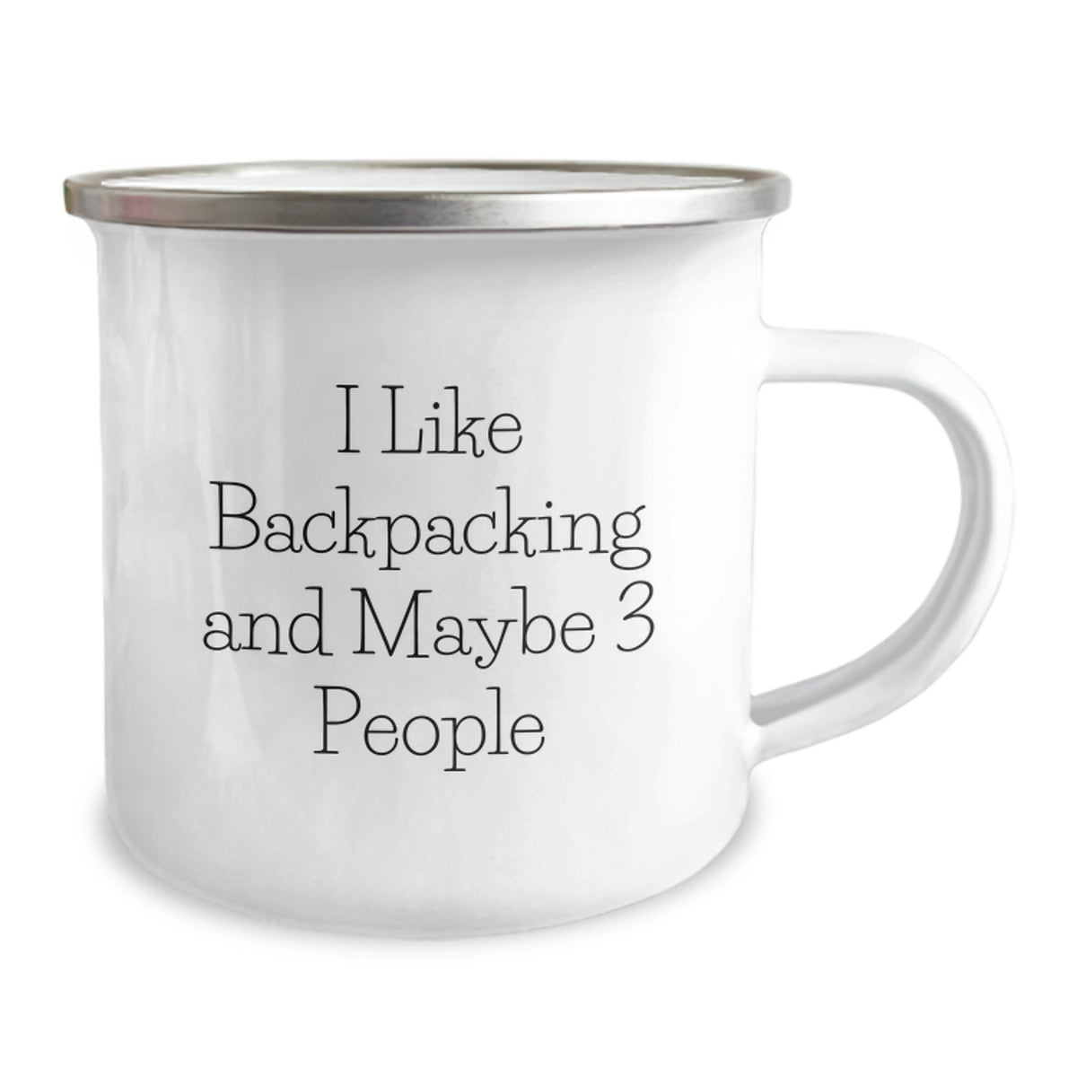 Backpacking Mug Birthday Gift – I Like Backpacking And 3 People - Image 2