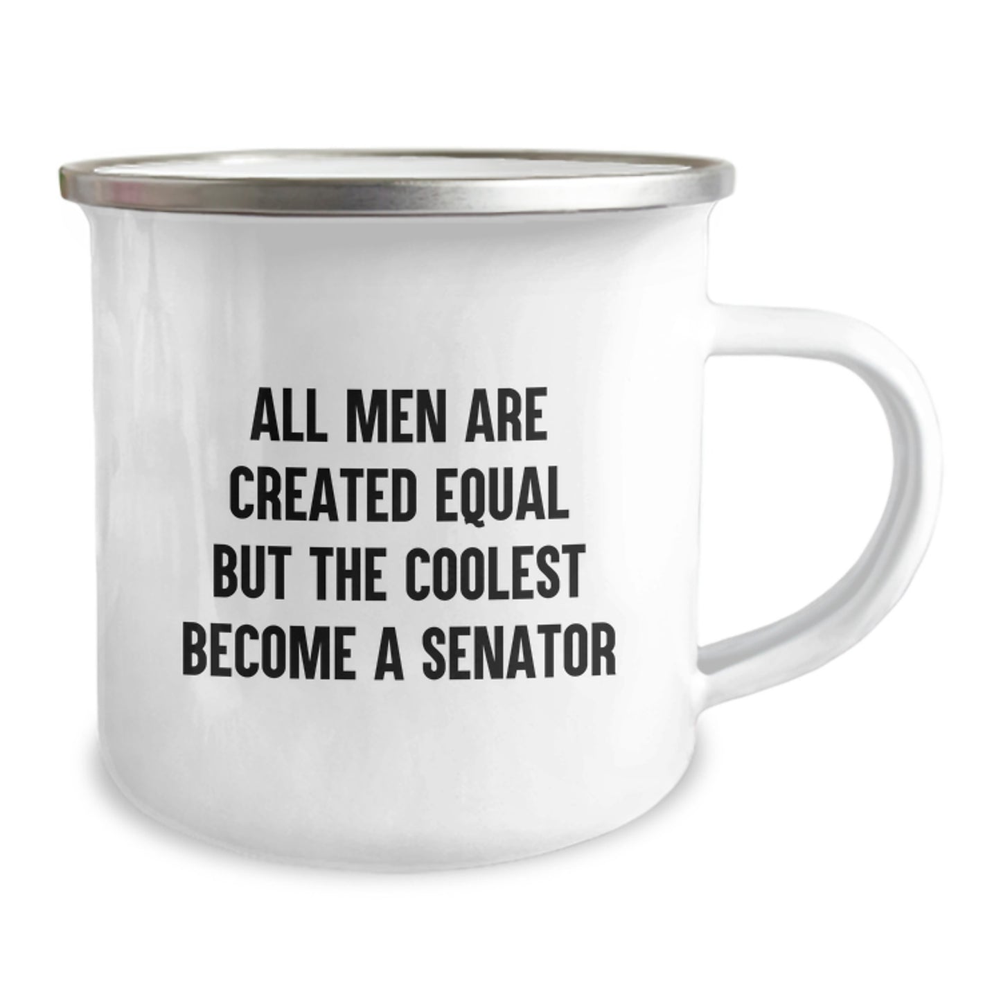 Funny Senator Gifts from Men, Unique Senator Camping Mug for Graduation, Inspirational Senator Quote - Image 2