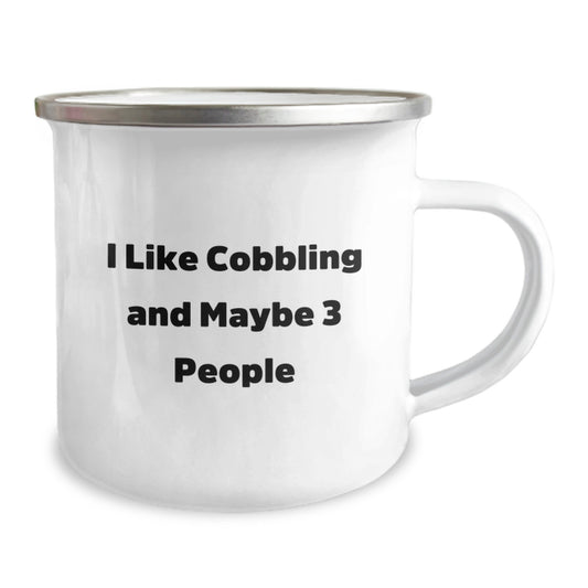 Funny Cobbling Gifts for Graduation Unique Camping Mugs Gifts from Men to Women Friends Family - Image 2