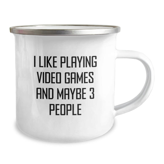 Funny Gaming Mugs for Playing Video Games Lovers, Unique Valentine's Gifts from Friends to Friends who Play Video Games, Camping Mug for Men and Women - Image 2