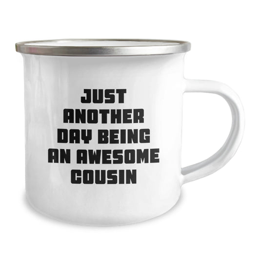 Unique Gifts for Cousin, Funny Camping Mug with Quote - Gifts from Sisters to Make Cousin Smile on Mother's Day - Image 2