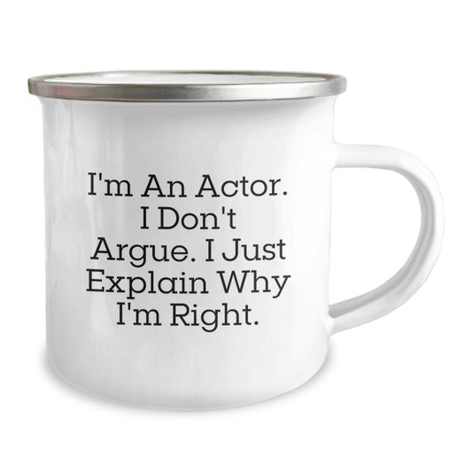 Funny Actor Quotes Gifts from Men to Women for Actor Friends and Family - Camping Mug for Mother's Day Unique Gifts - Image 2