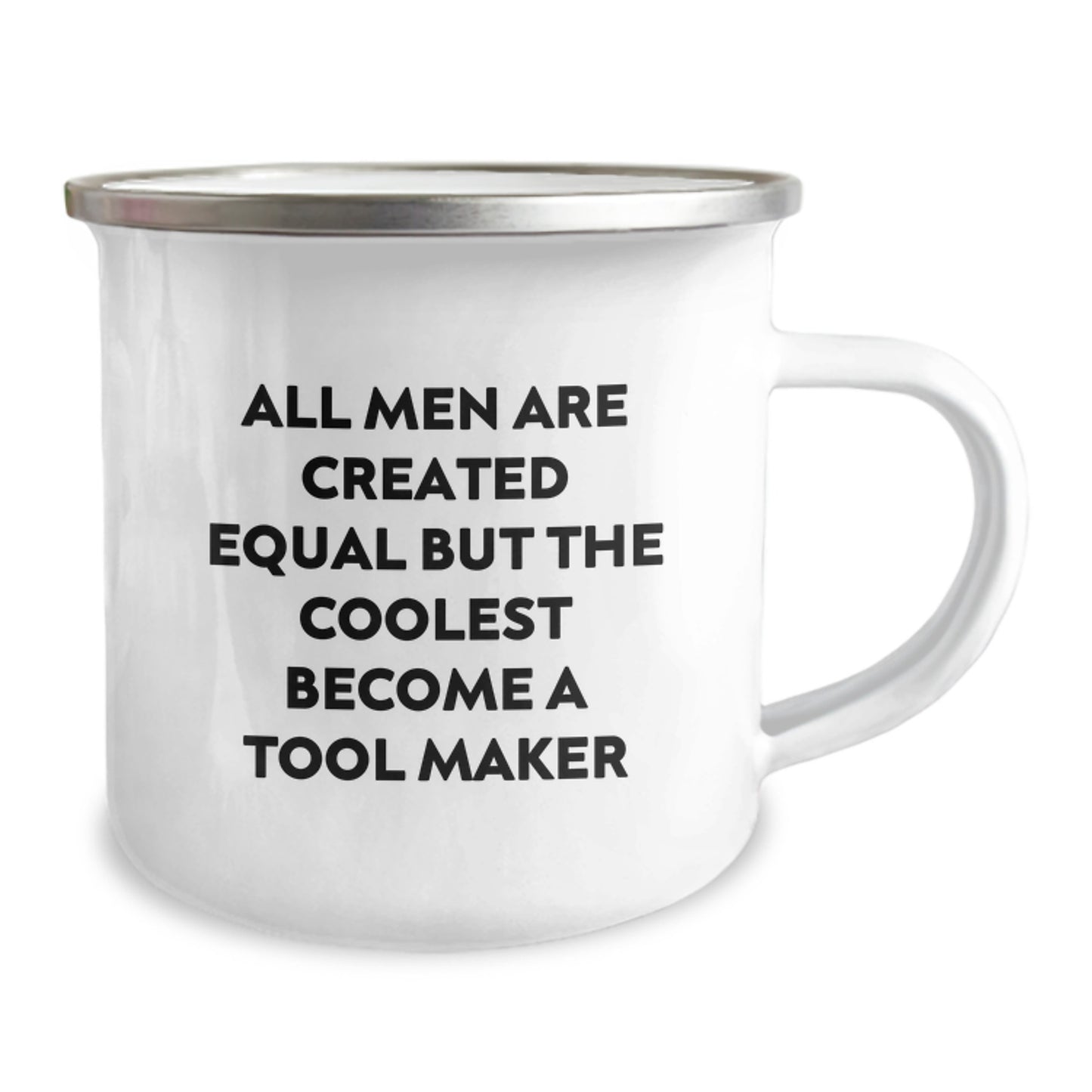 Funny Tool Maker Gifts for Him from Men on Valentine's - Tool Maker Camping Mug with Coolest Quote - Image 2
