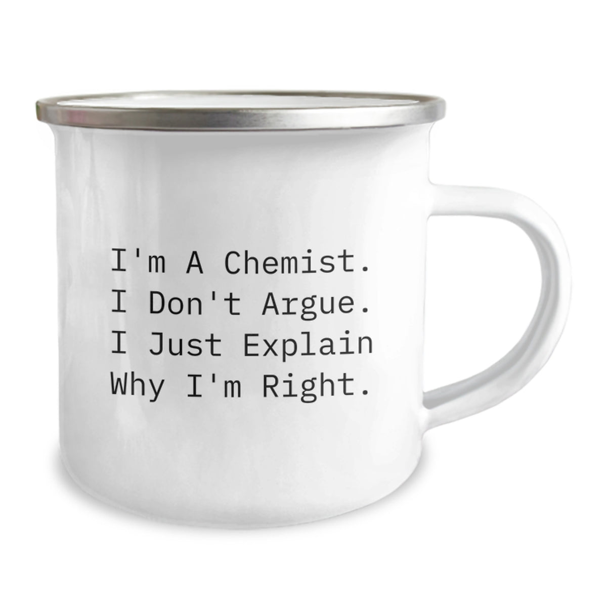 Witty Chemist Camping Mug Gift for Friends I Just Explain Why - Image 2