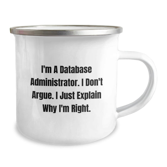 Database Administrator Novelty Camping Mug Birthday Gift for Friends - Image 2