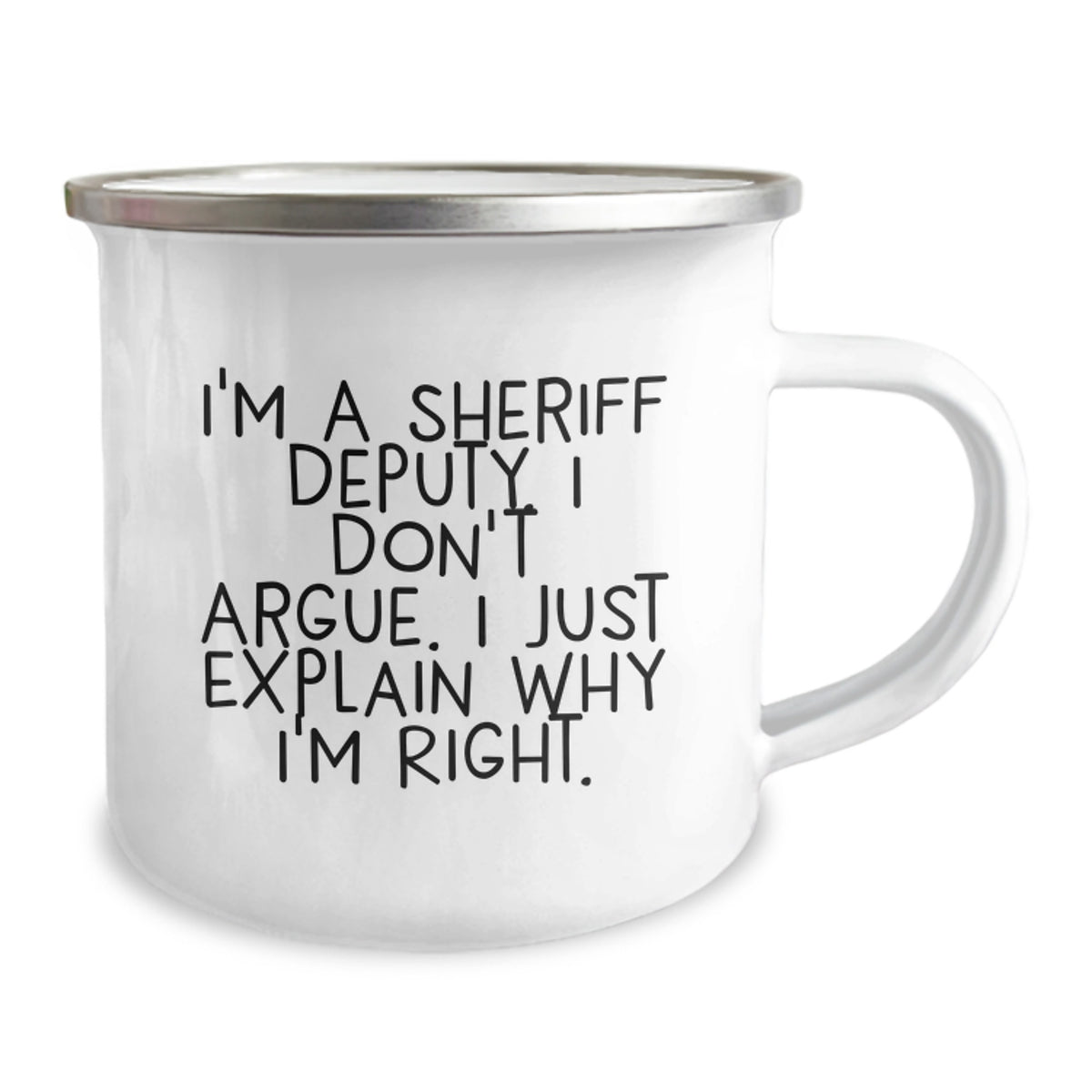 Favorite Sheriff Deputy Cool Camping Mug for Kids Birthday Gift - Image 2
