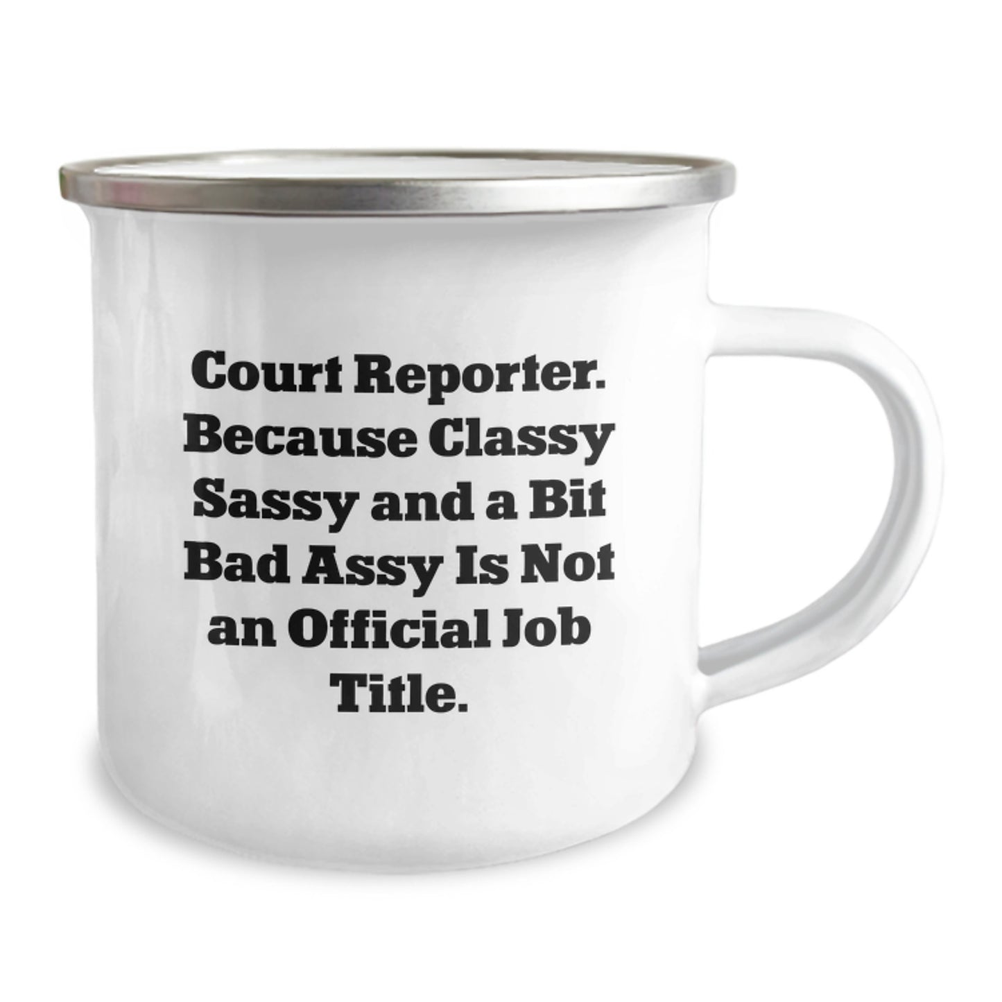Court Reporter Christmas Unique Gifts from Friends for Court Reporters - Funny Camping Mug, Court Reporter Gift for Men or Women - Image 2