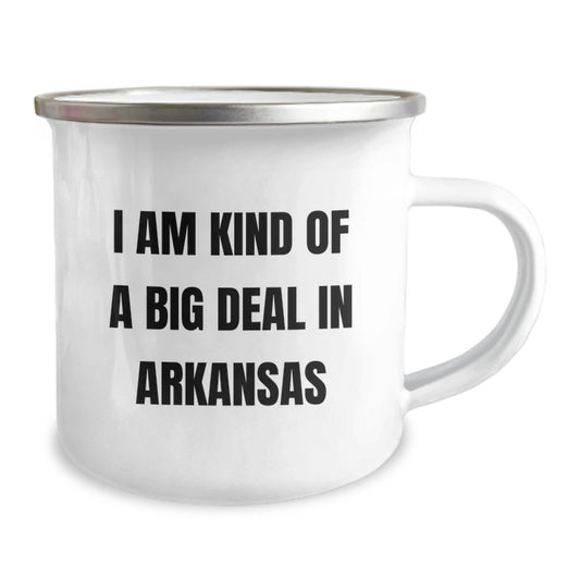 Quirky Arkansas Camping Mug, Funny Quote for Friends Gifts from Men to Women, Valentine's Unique Gifts for Arkansas Enthusiasts, Arkansas Gifts for Loved Ones - Image 2