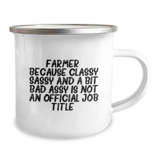 For Him Keepsake Birthday Gift Farmer Camping Mug - Image 2