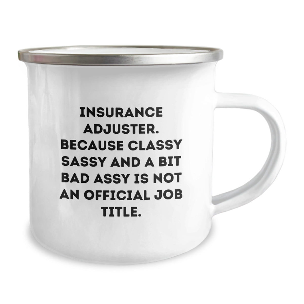 Birthday Gift Camping Mug for Her – Insurance Adjuster – Present - Image 2