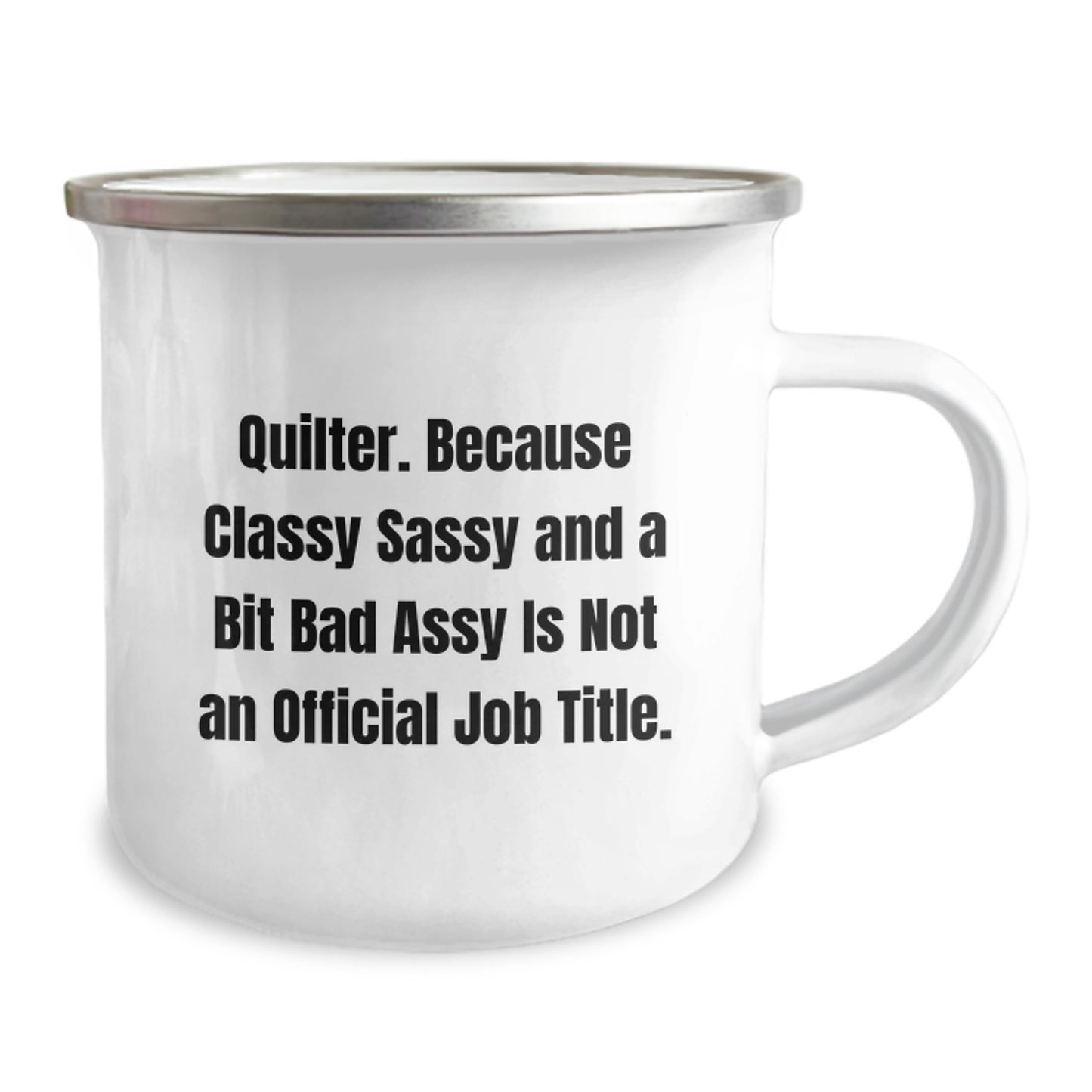 Quilter Gifts from Friends, Funny Camping Mugs with Inspirational Quote, Graduation Unique Gifts for Her - Image 2